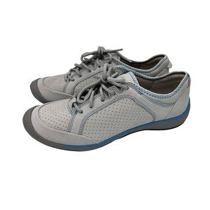 Clarks Privo Lace Up Sneakers, Gray/ Teal, Women’s Size 7